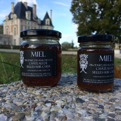 Miel du château de Selles sur Cher, mis en pots