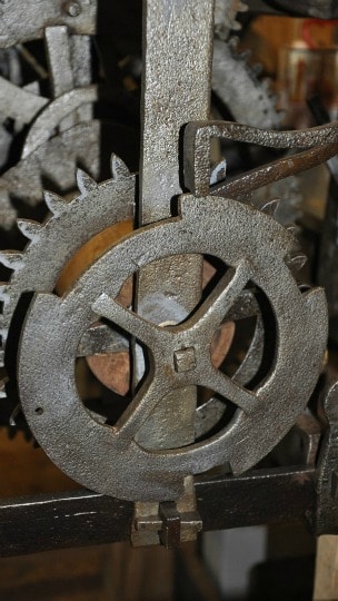 Carillon du château de Selles sur Cher, la roue des heures