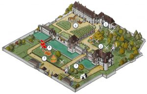 plan des animations de la fête médiévale au château de Selles sur Cher